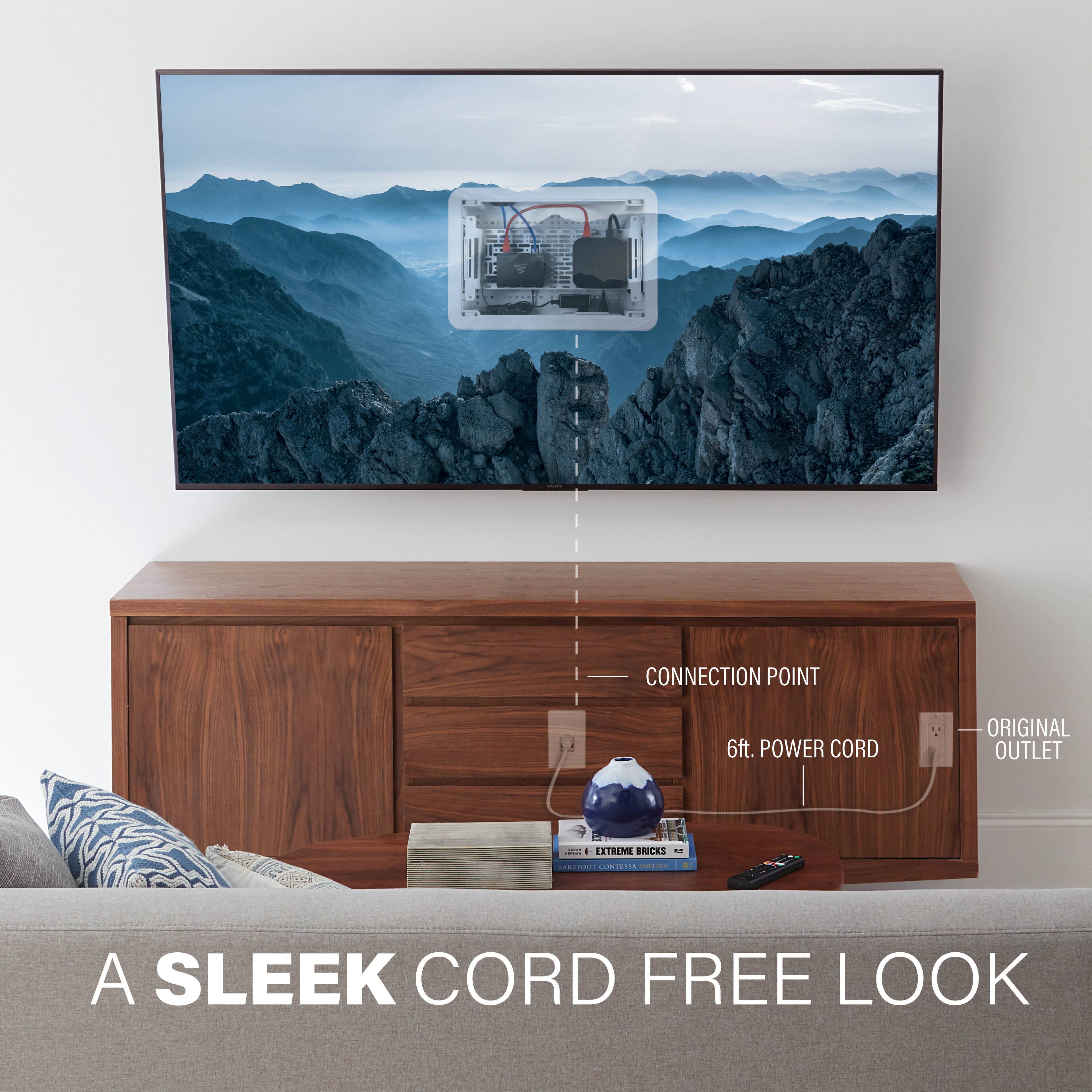 A SLEEK CORD FREE LOOK CONNECTION POINT 6ft. POWER CORD ORIGINAL OUTLET