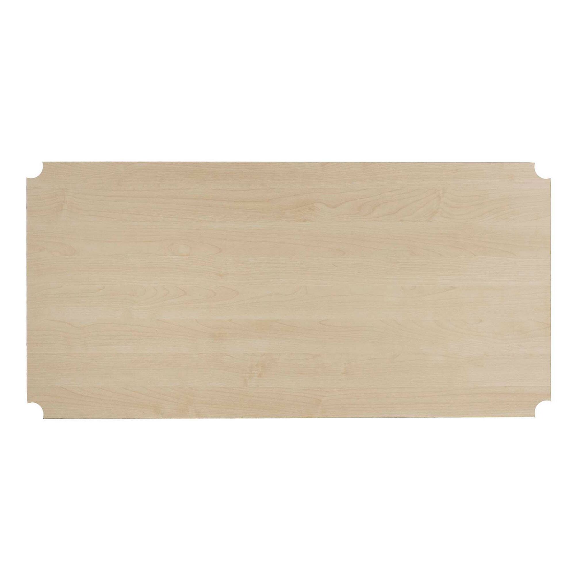 Alt View 5. Design Ideas - Design Ideas MeshWorks Metal Storage Utility Wood Top Shelving Unit Rack, White - White.