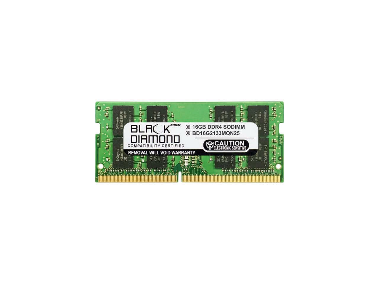 Black Diamond - memory 16gb 260-pin ddr4 so-dimm ddr4 2133 (pc4 17000) laptop memo