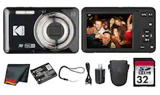 KODAK PIXPRO Aspheric 5X Zoom Wide Lens
FULL HD XC
28-140mm (equivalent)
Disp. Set Mode
KAVE Electronics
PIXPRO LB-012 Battery
32GB SDHC Card
USB Cable
AC Adapter
Carry Case
KAVE Electronics