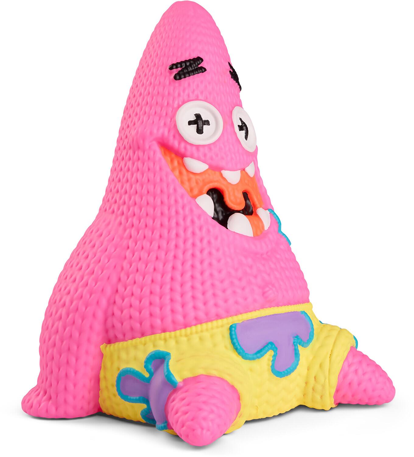 Alt View 2. Handmade by Robots - SpongeBob SquarePants - Patrick Star Blacklight Limited Edition Vinyl Figure – Handmade by Robots   - COLLECTIBLES - Multicolor.