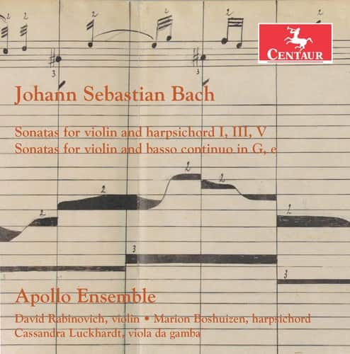 Bach,J.S. / Apallo Ensemble - Bach: Sonatas for Violin & Harpsichord  - COMPACT DISCS