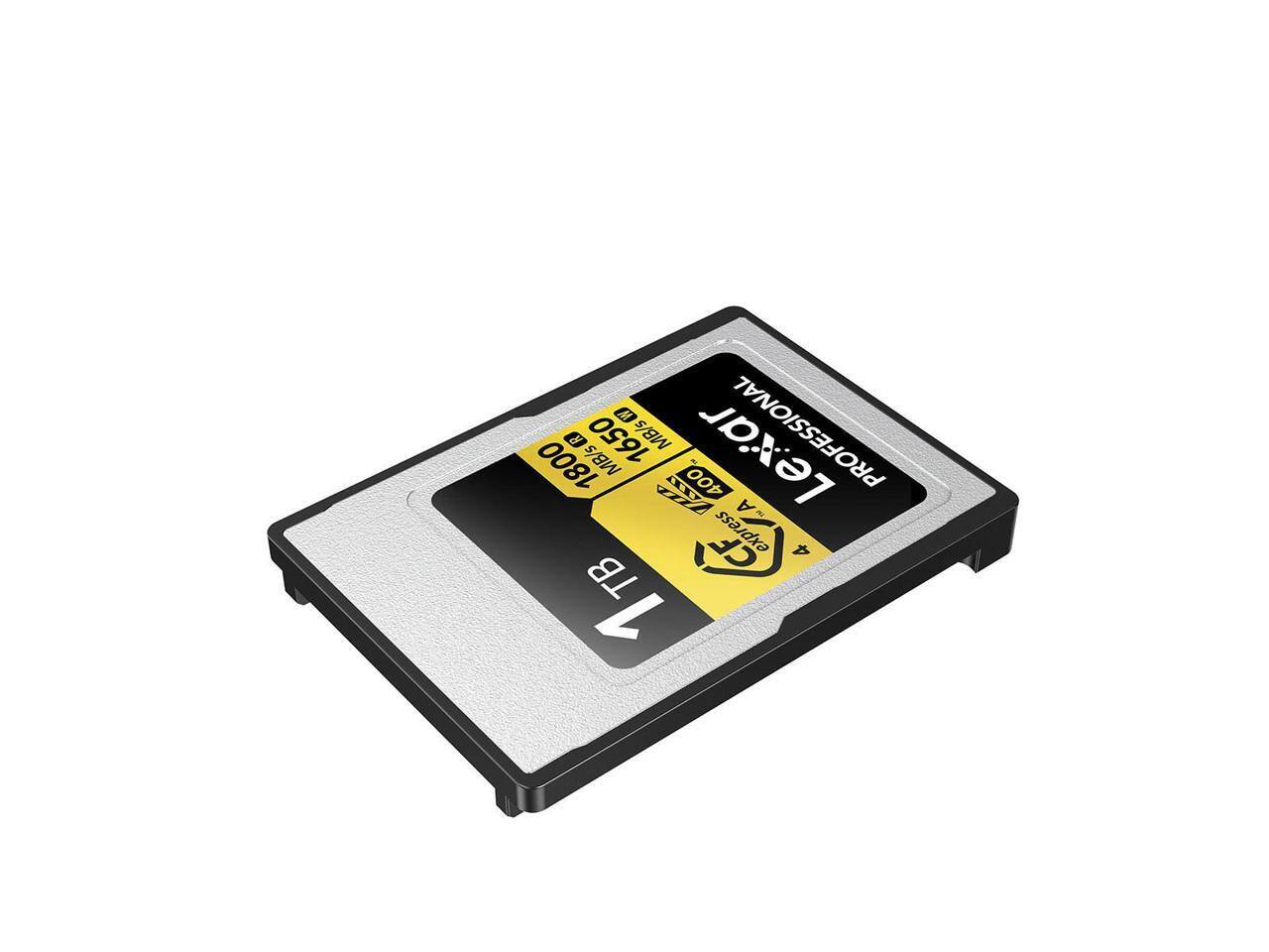 1800 MB/s  
1650 MB/s  
400 - PROFESSIONAL  
A1  
Express  
SSD  
4 TB  
Lexar