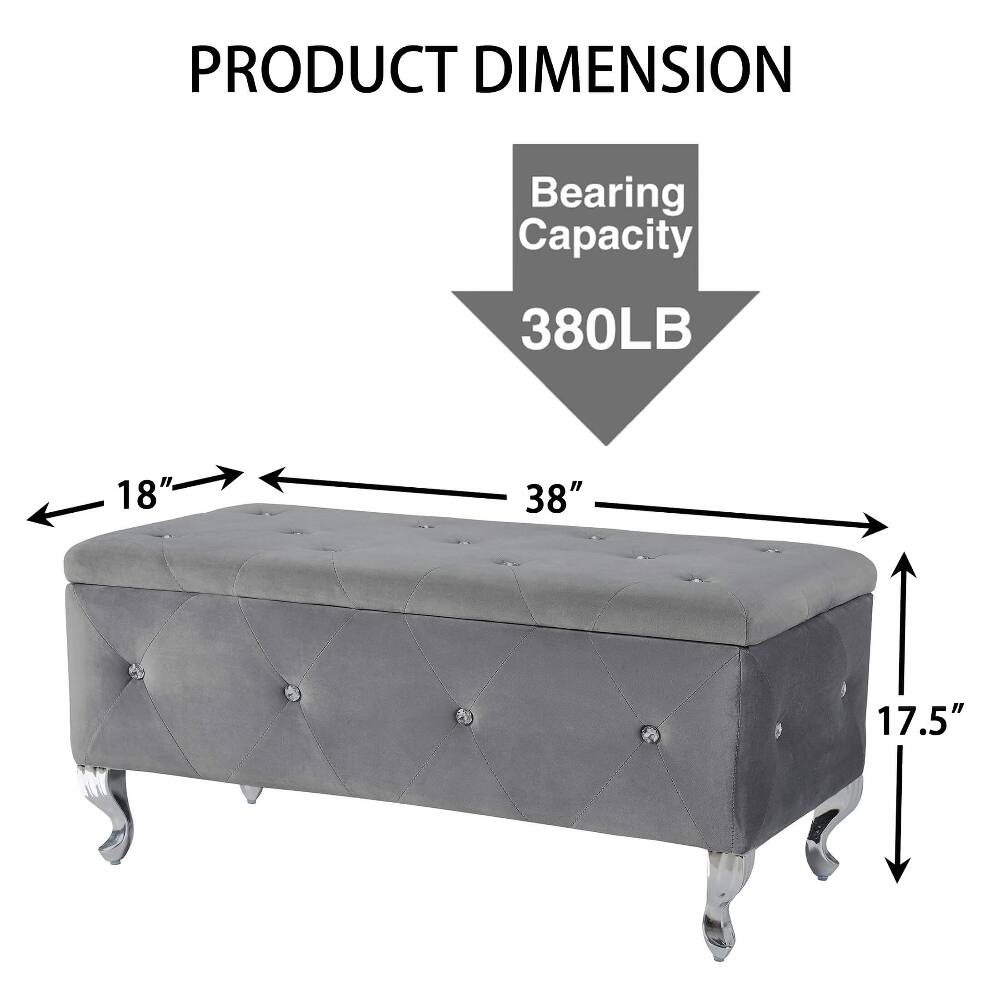PRODUCT DIMENSION

Bearing Capacity
380LB

38"
18"
17.5"