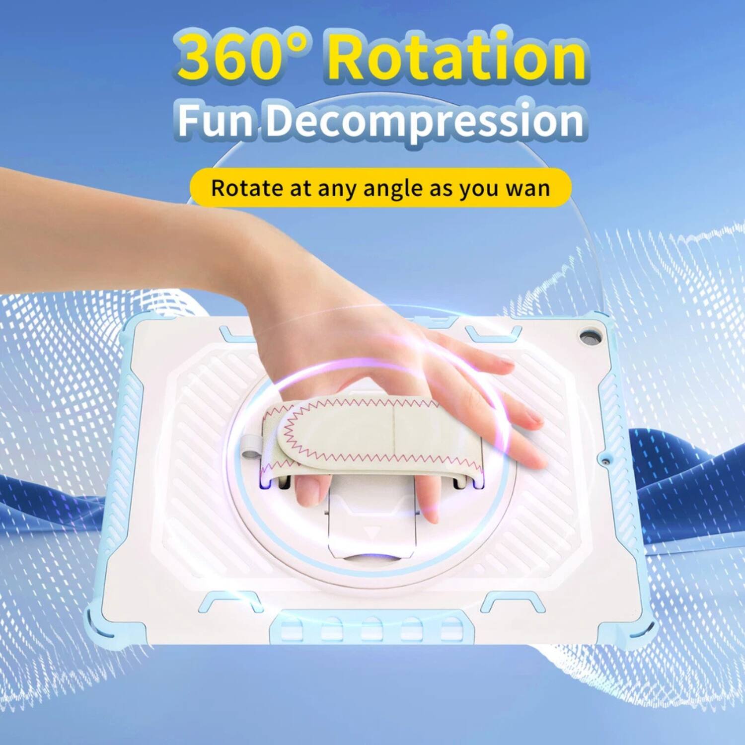 360° Rotation  
Fun Decompression  
Rotate at any angle as you want
