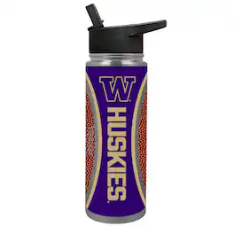 Great American Products - Washington Huskies 24oz. Jr. Thirst Game Ball Hydration Bottle - Brown