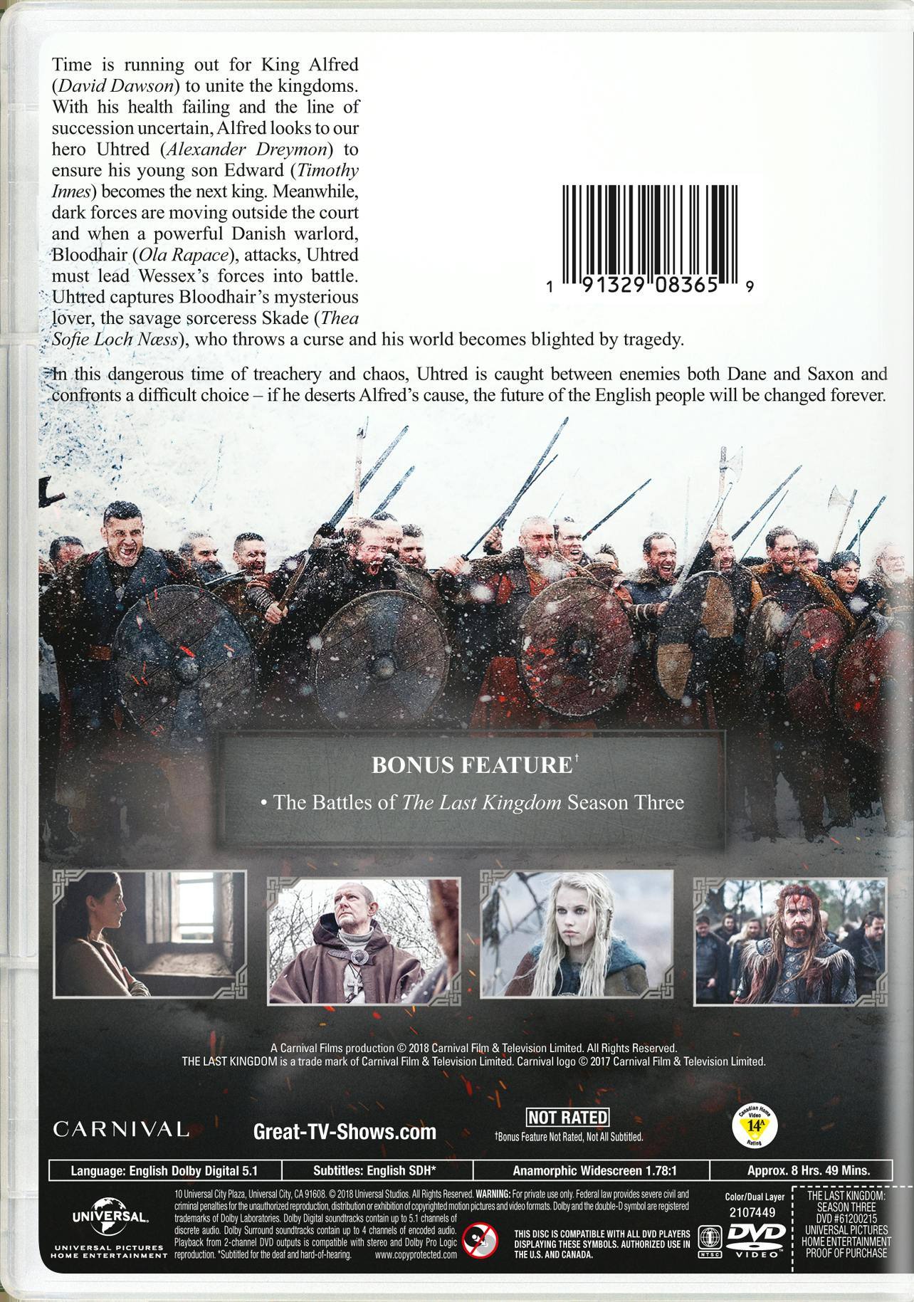 Angle. The Last Kingdom: Season Three [DVD].