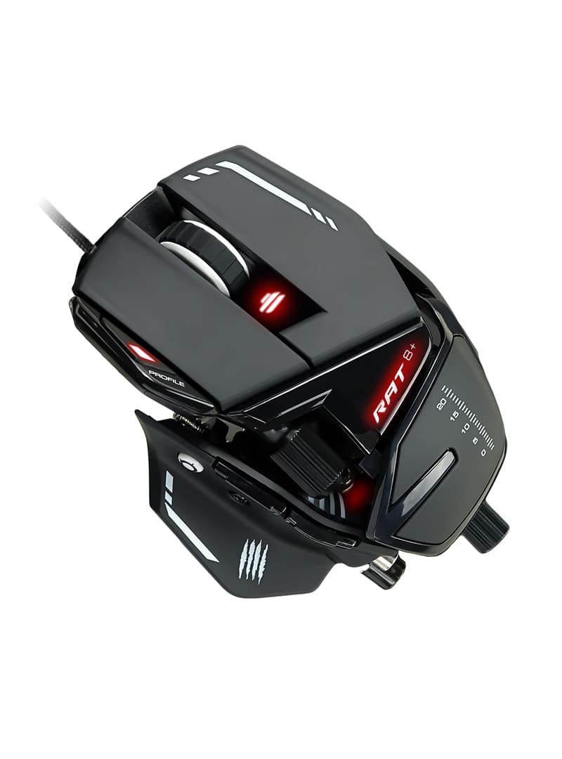 Mad Catz R.A.T. 8+ Fully Adjustable Gaming Mouse with Superior