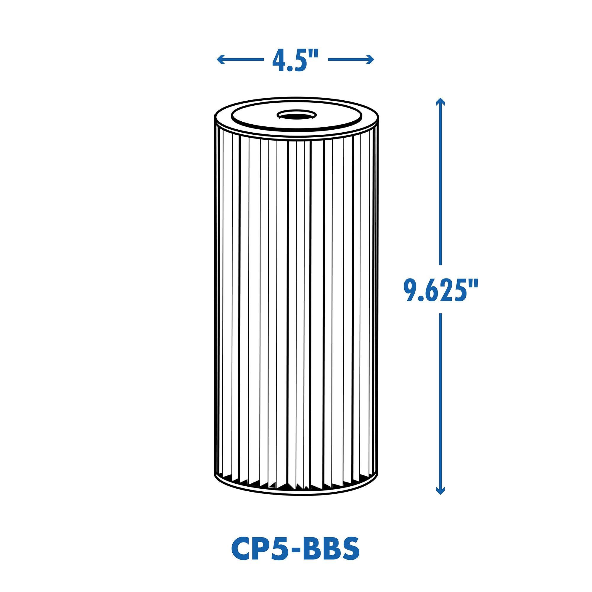 Alt View 16. Culligan - Culligan 5-Micron Heavy-Duty Pleated Sediment Replacement Cartridge Water Filtration System - Off-White.
