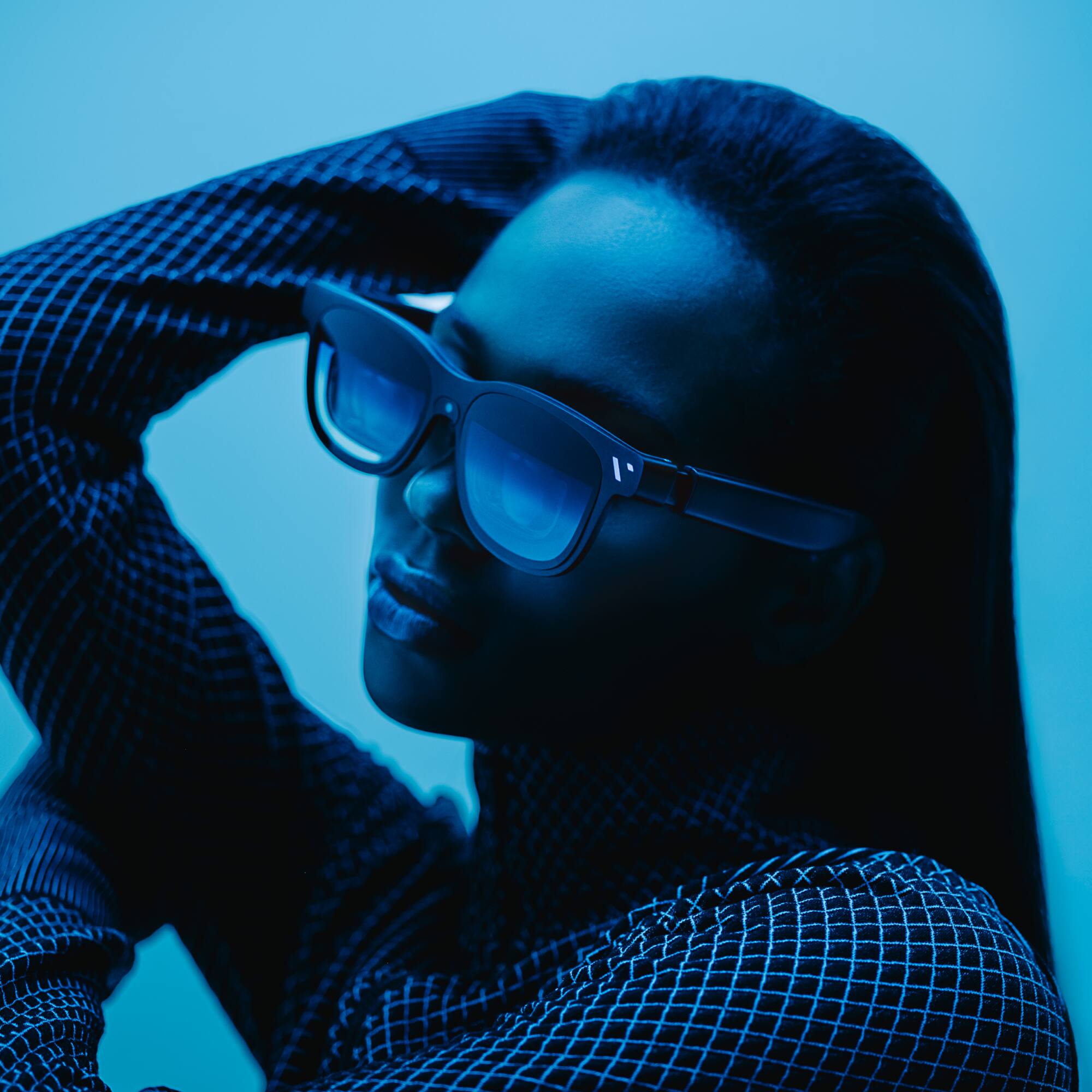 Alt View 8. VITURE - Beast XR/AR Glasses: Biggest & Brightest, 58° 1200p Built-in 3DoF, 9-Level Dimming, HARMAN Audio, Regular - Black.