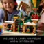 Includes a Santa miniature and 4 elf figures.