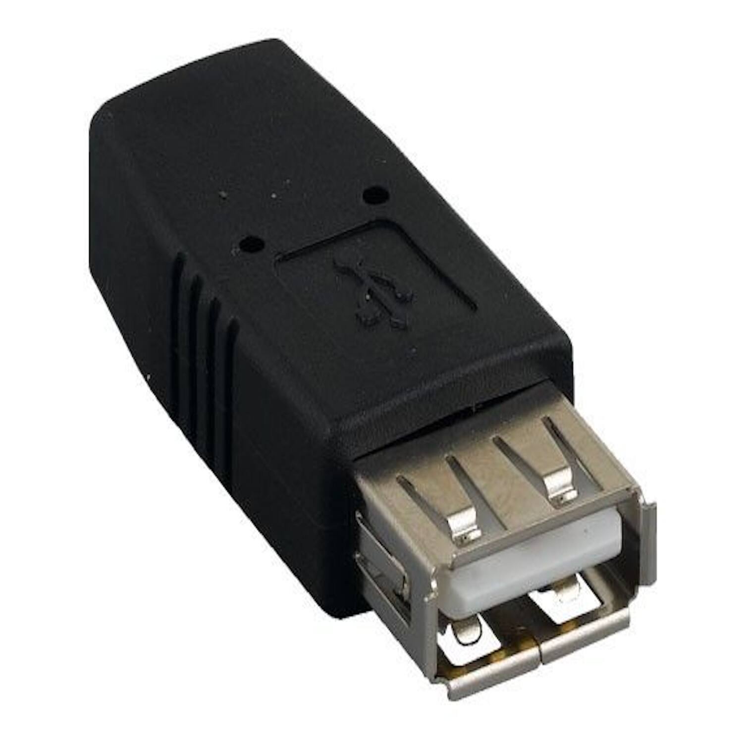 Front. Sanoxy - Sanoxy USB Type A Female to Mini B 5-pin Female Adapter - Black.