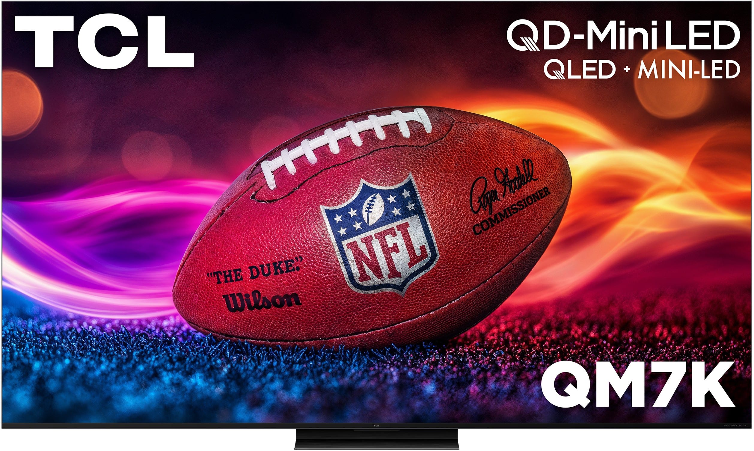 TCL QD-Mini LED QLED + MINI-LED "THE DUKE" NFL Wilson QM7K