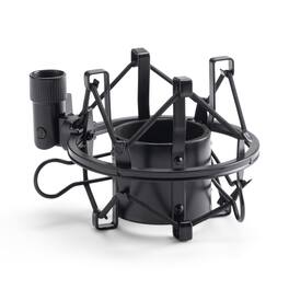 On Stage Stands - On-Stage MY410 Shock Mount for Studio Mics (42–48 mm) (Elastic Suspension Mount for Large-Diaphragm Condenser - Black