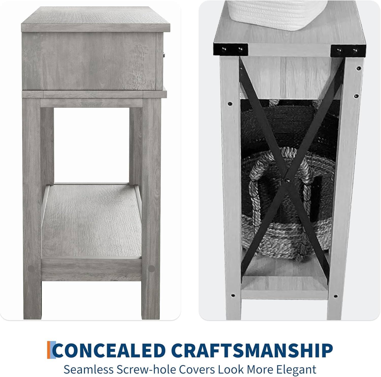 CONCEALED CRAFTSMANSHIP  
Seamless Screw-hole Covers Look More Elegant