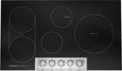 Frigidaire - Professional 36" Electric Cooktop - Stainless Steel - Front_Zoom