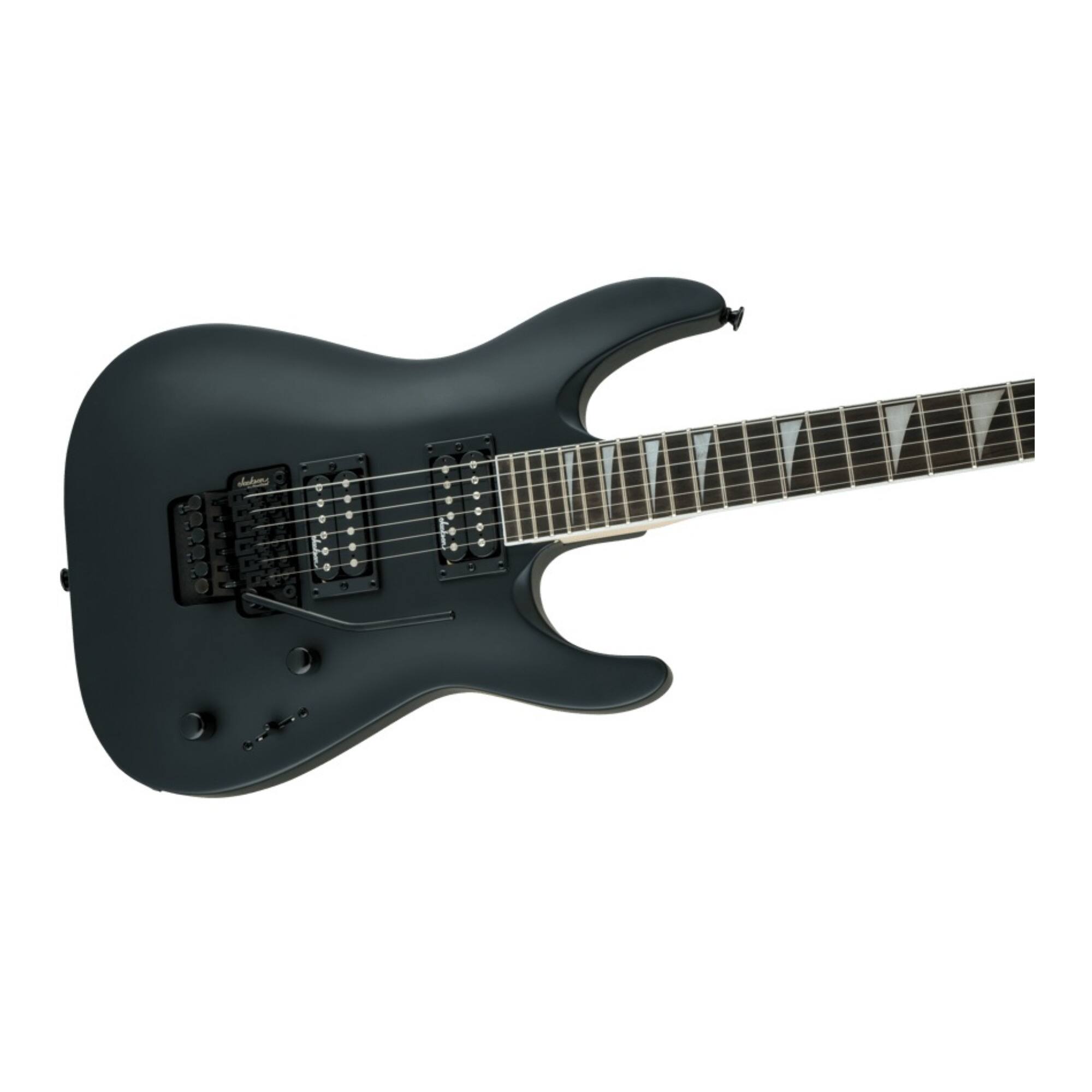 Angle. Jackson - Jackson Guitars JS32 DKA Dinky Arch Top Electric Guitar, Poplar Body (Black).