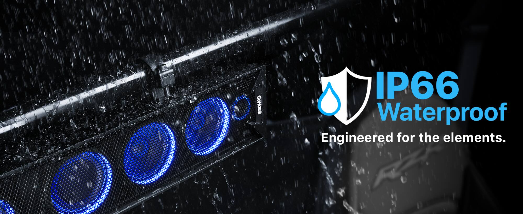 IP66 Waterproof  
Engineered for the elements.