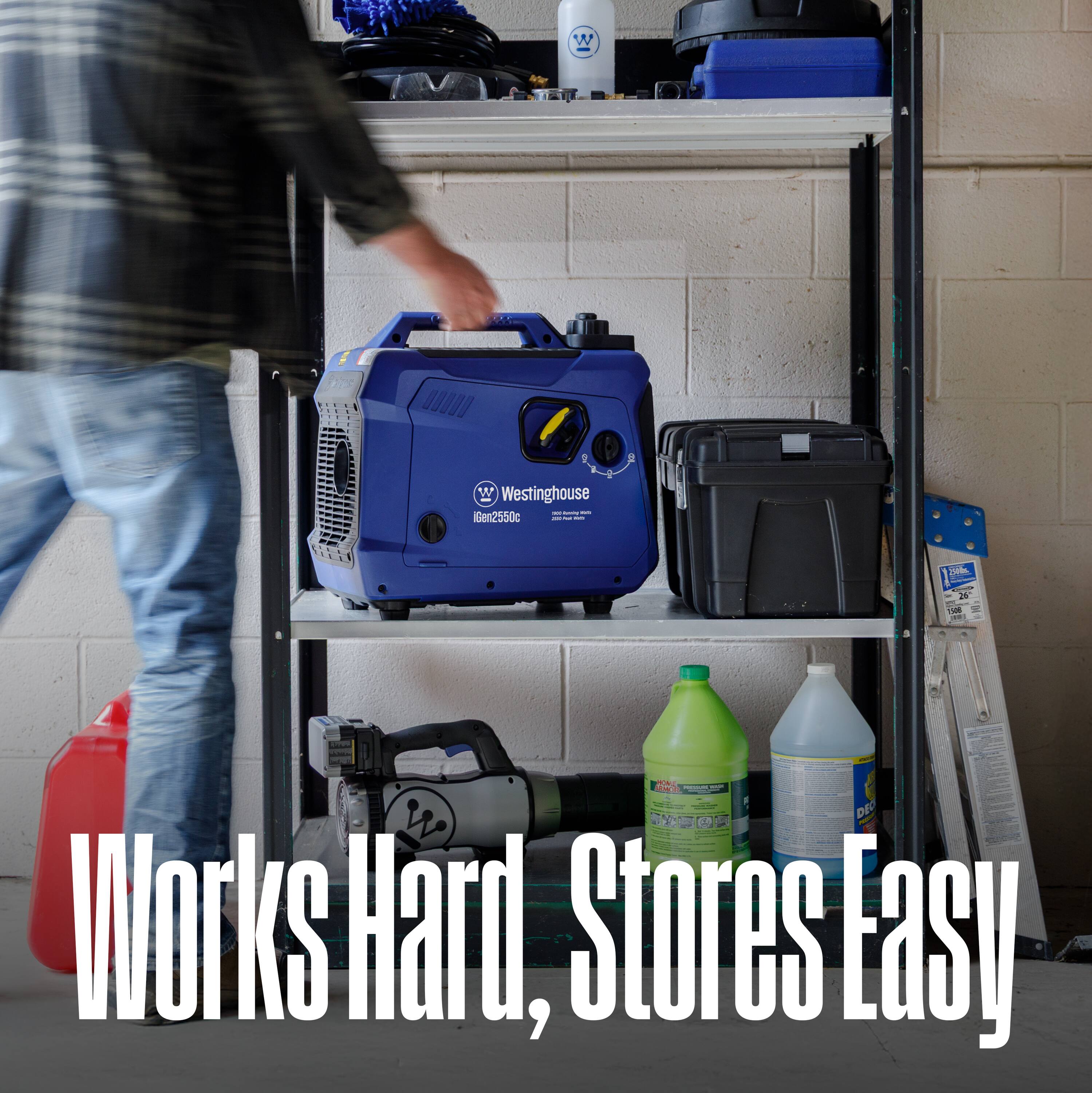 W Westinghouse - I Genz550c - DEC Works Hard, Stores Easy