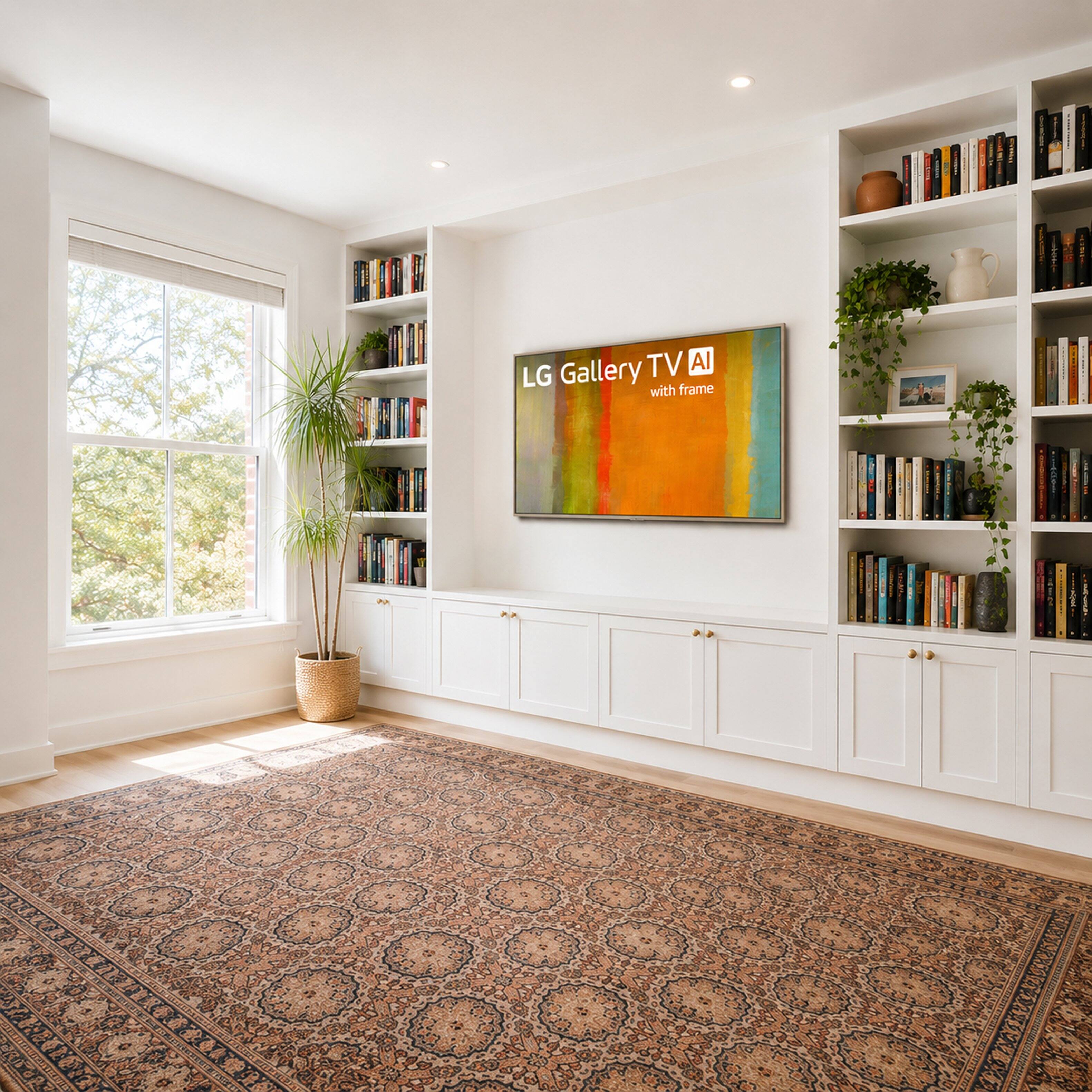 LG Gallery TV AI with frame