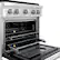 Alt View 4. ZLINE - 30" Paramount Gas Range w/ 4 Burner Cooktop & Convection Oven w/ White Matte Door (SGR-WM-30) - White.