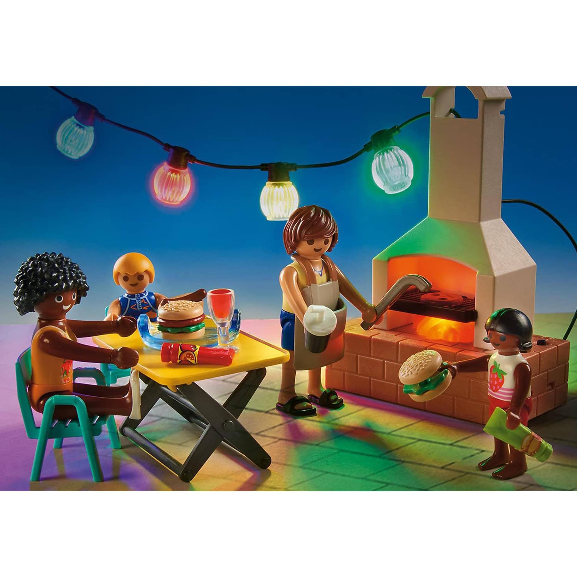 Alt View 3. Playmobil - Playmobil 70987 Pool Party Building Set - Multi-Color.