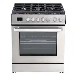 Rangaire - 30" Gas Range Convection Oven Slide-in Stainless Steel RRG303TS - Stainless Steel