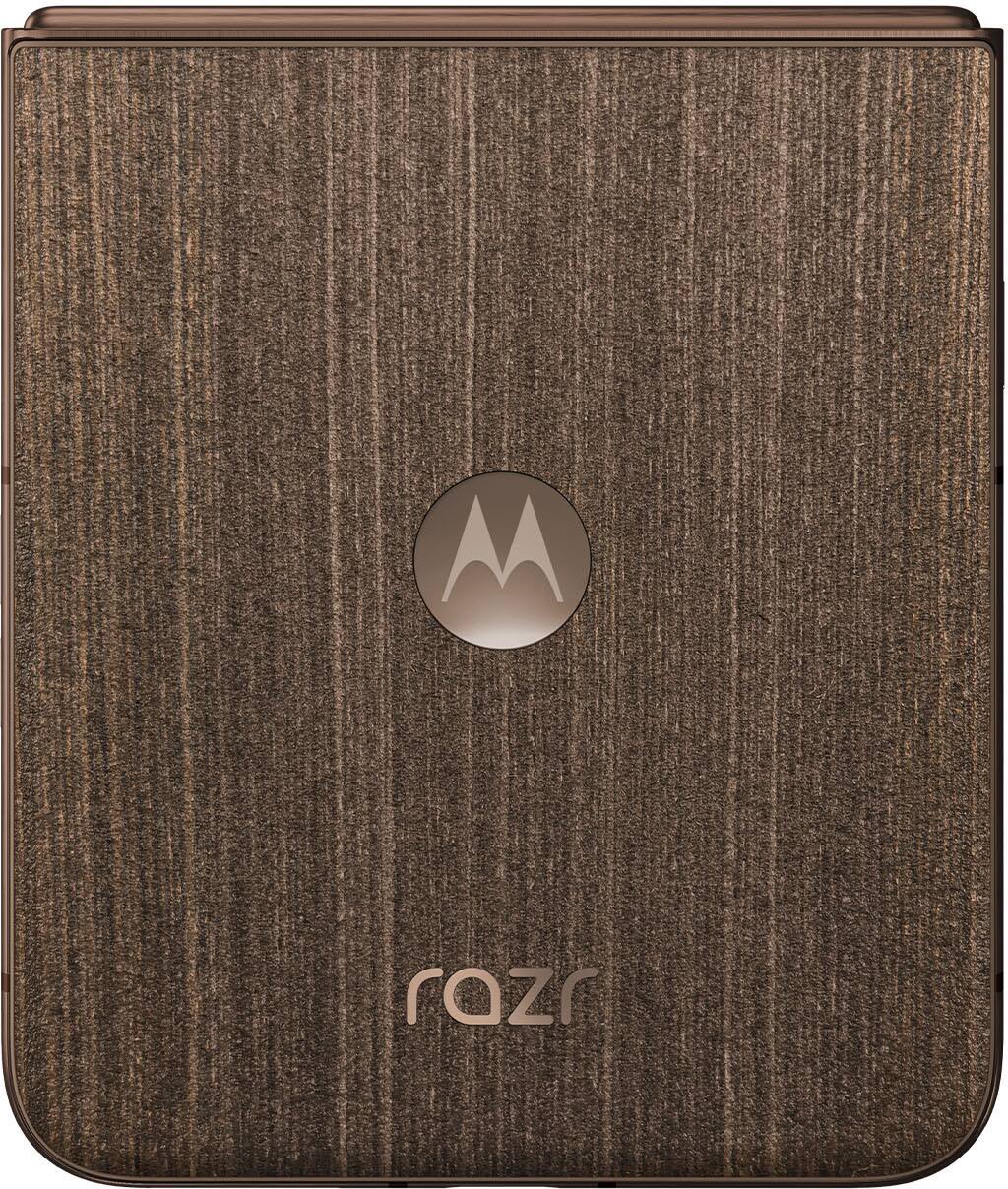 Alt View 10. Motorola - razr ultra 2026 512GB (Unlocked) - PANTONE Cocoa.