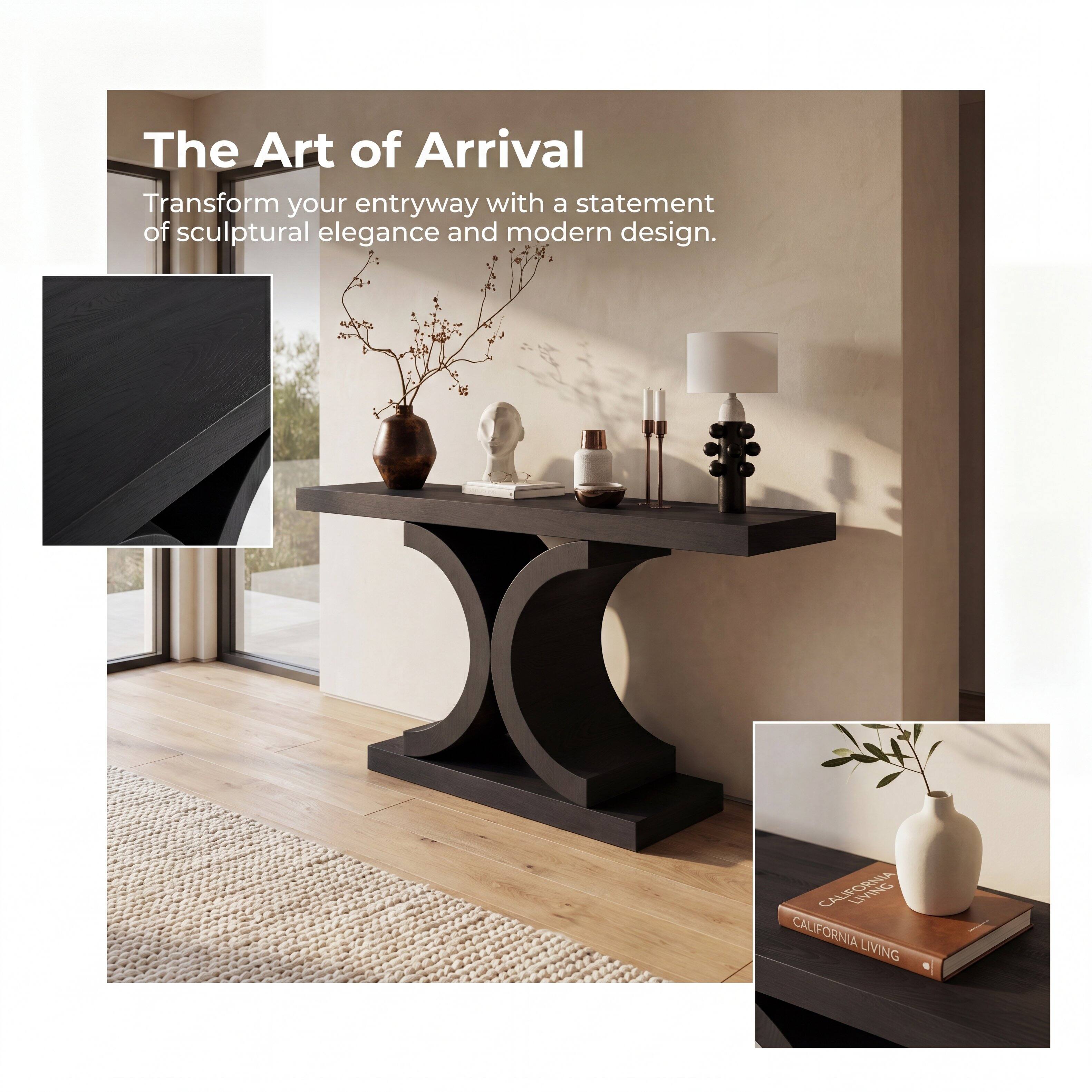The Art of Arrival  
Transform your entryway with a statement of sculptural elegance and modern design.  

CALIFORNIA LIVING