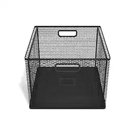 TRU RED - Wire Mesh File Organizer, Matte - Matte Black