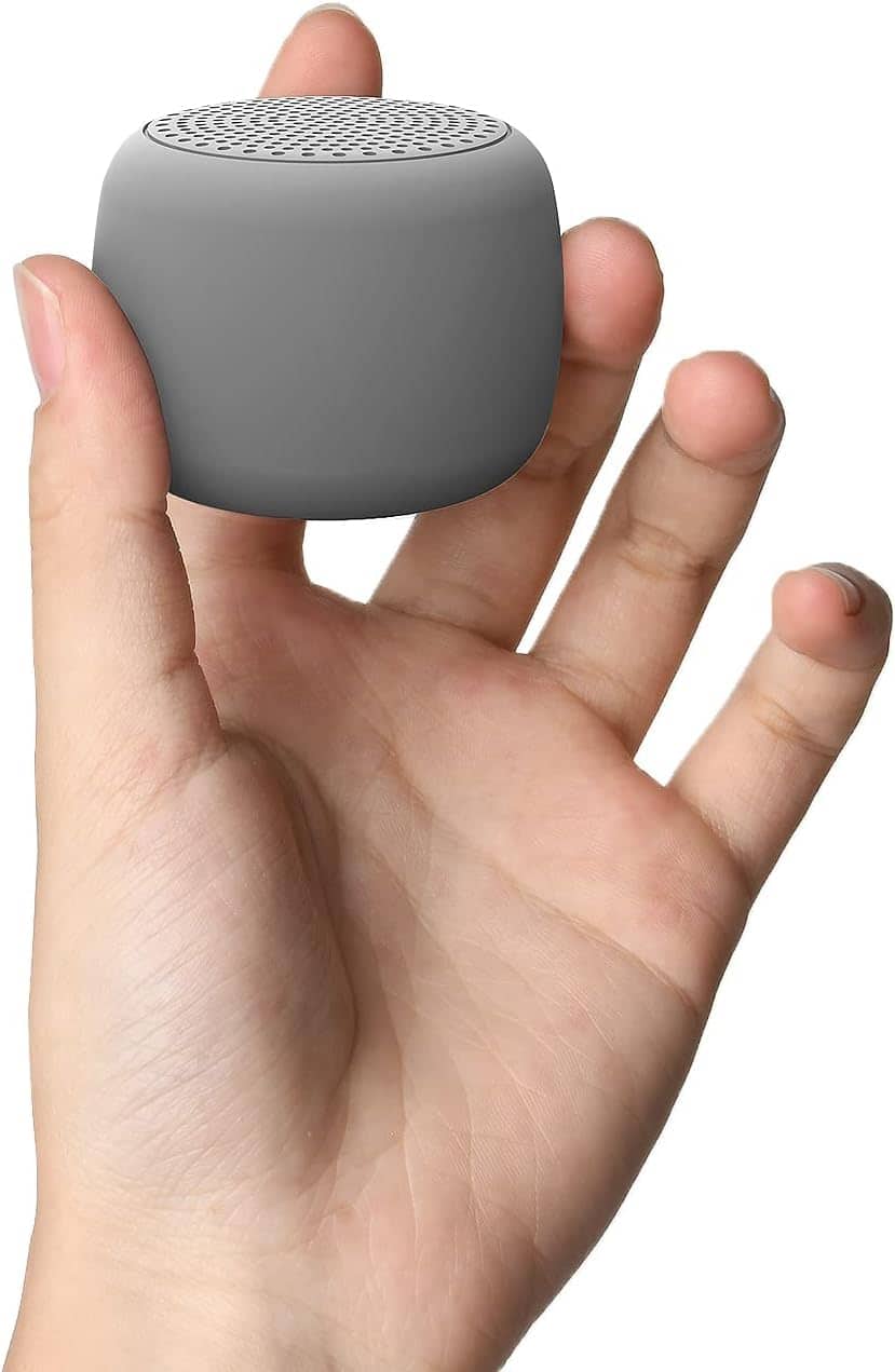 Stamp n Camp - Babelio White Noise Sound Machine for Adults Kids Baby, Mini, 15 Non-looping Sounds, Timer, Memory Function, Easy to - Gray-Pocket Mini