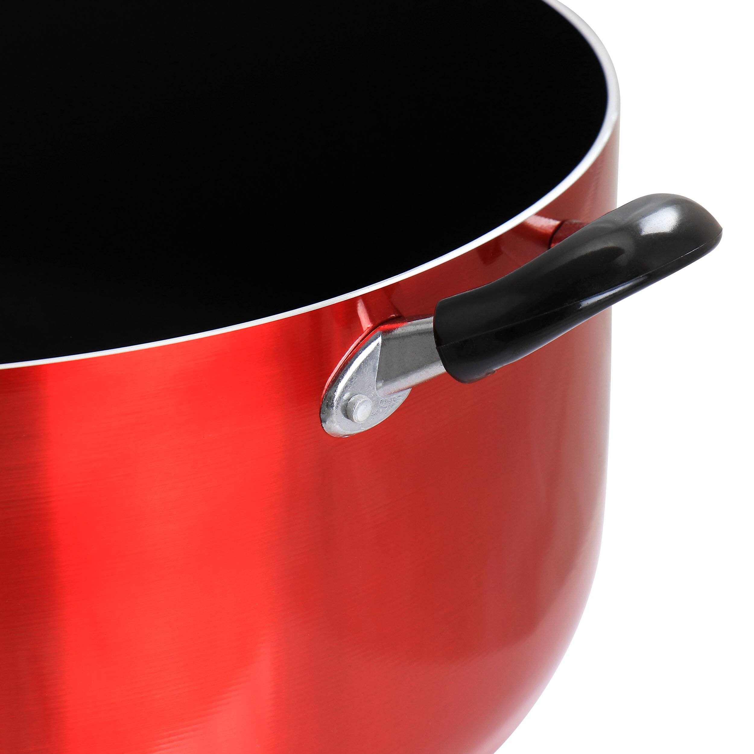 Alt View 4. Better Chef - Better Chef for Professional Results 24 Quart Heavy Gauge Aluminum Dutch Oven in Red - Red.
