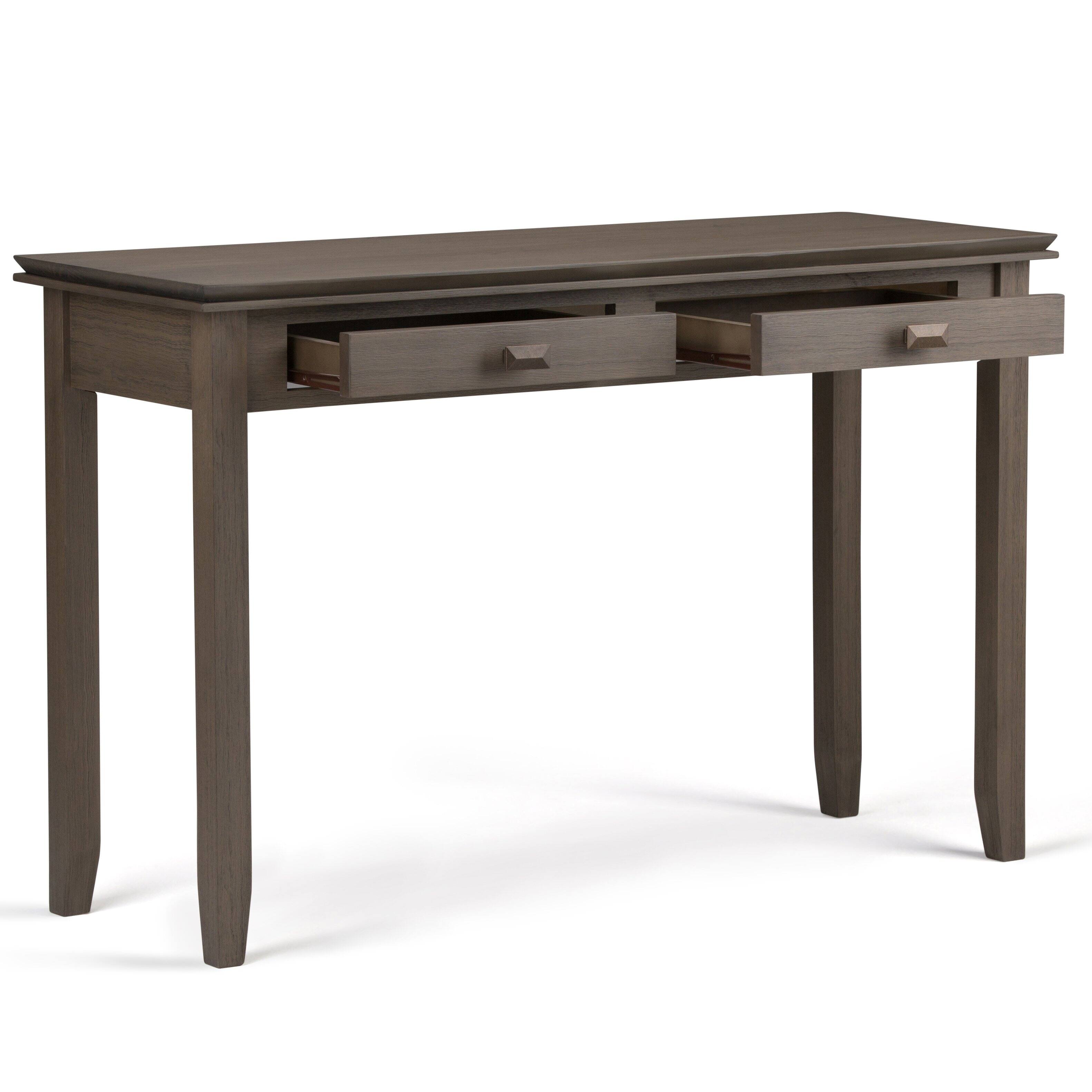 Alt View 11. Simpli Home - Artisan Console Sofa Table - Farmhouse Grey.
