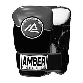 Amber Sporting Goods - Force Boxing Gloves for Training, Punching Bag & Mitts Gloves, 14oz - Grey/Black