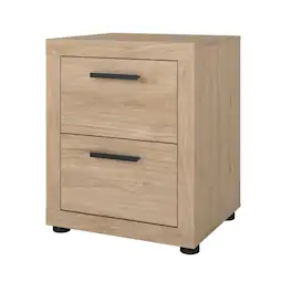 Tvilum - Mira 2 Drawer Nightstand, Jackson Hickory - Brown