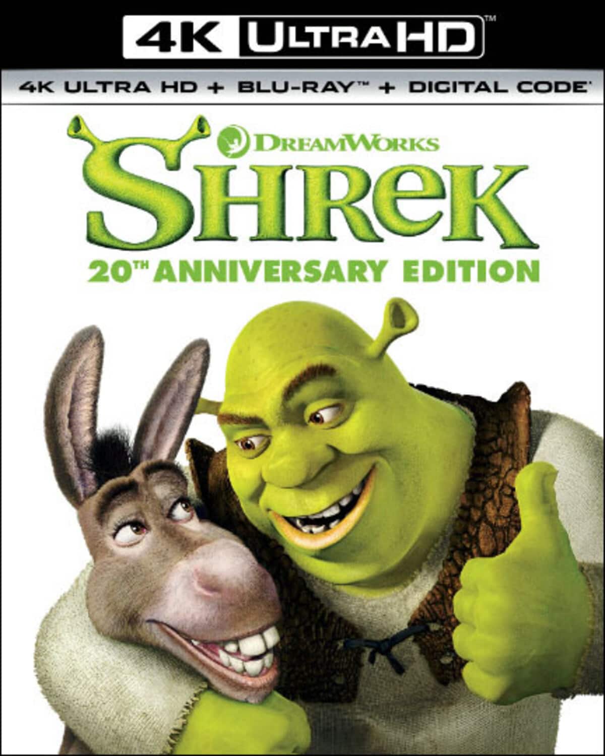 Shrek (20th Anniversary Edition)  - 4K Blu-Ray