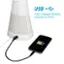 USB Fully charges tablets, phones, and more.