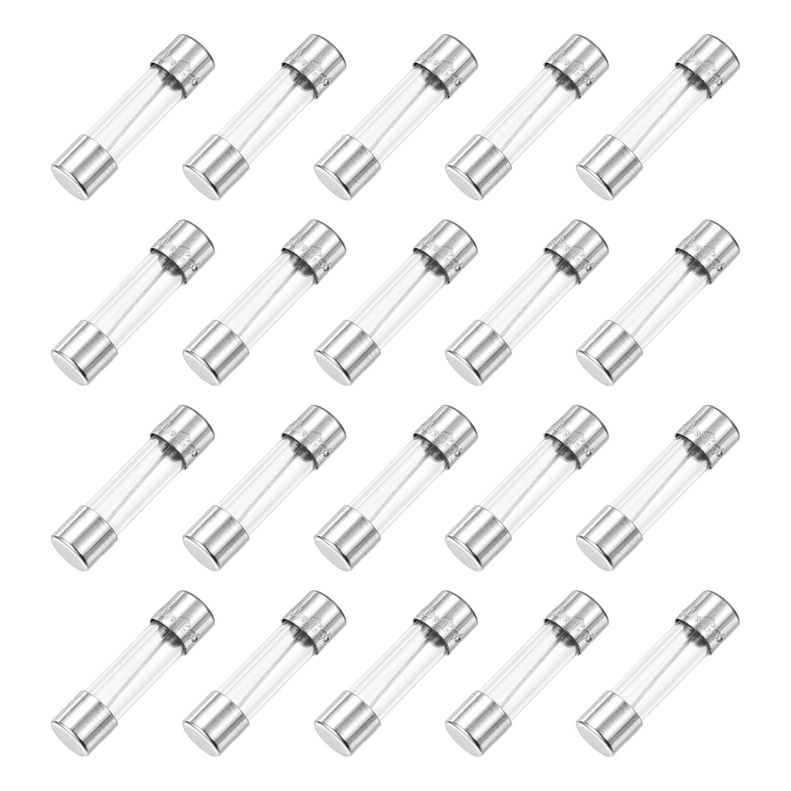 Front. Unique Bargains - 15A 250V Glass Fuse 0.2"x0.79" Fast Blow Fuse for Home Appliances 20pcs.