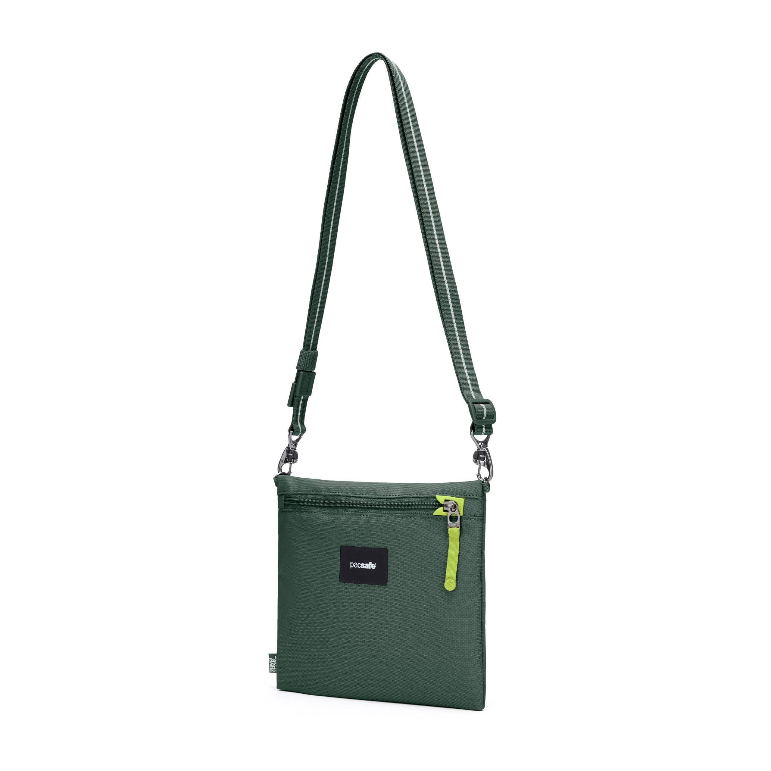 Alt View 1. Pacsafe - GO Anti Theft Crossbody Pouch - Spruce Green.