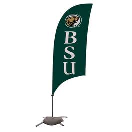 Victory Corps - Bemidji State Beavers 7.5' Razor Feather Stake Flag with Base - Multicolor