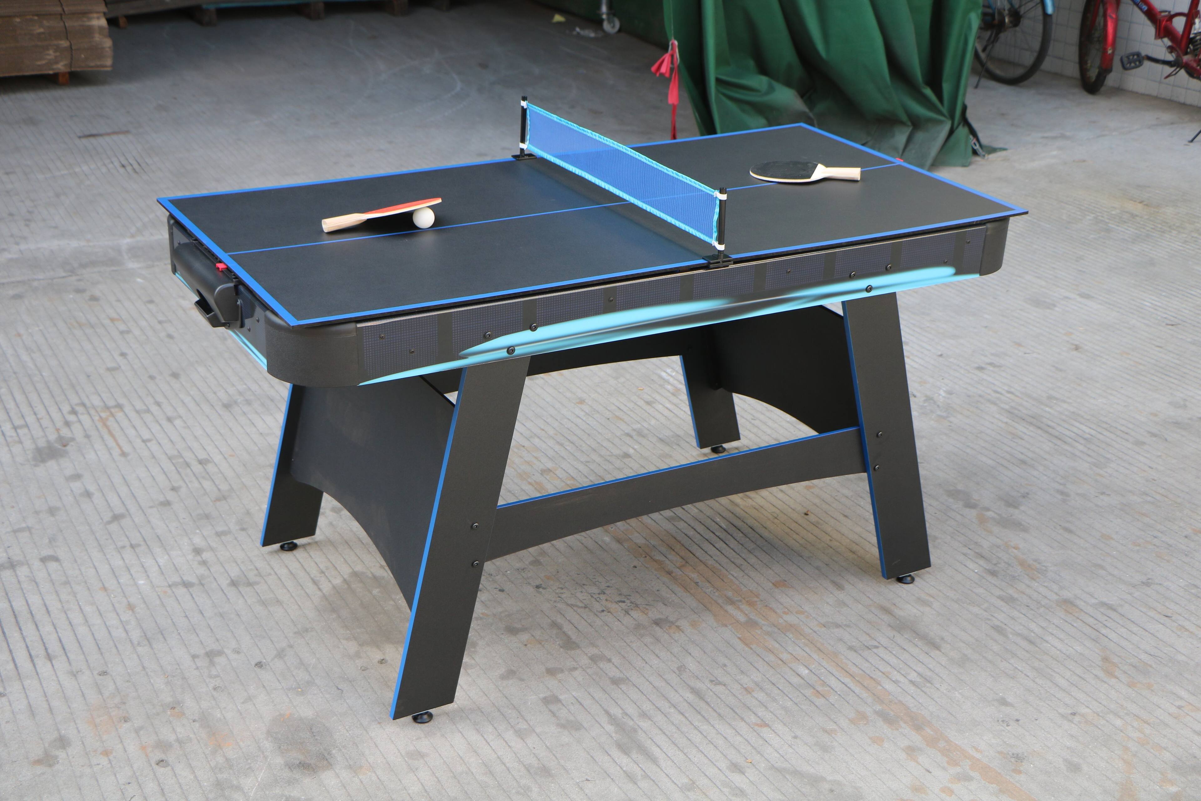 Alt View 7. APRILSOUL - Game Table Ice Ball Game Table Pool Table Tennis Table Hockey Table Multifunctional Table Desk - Blue.