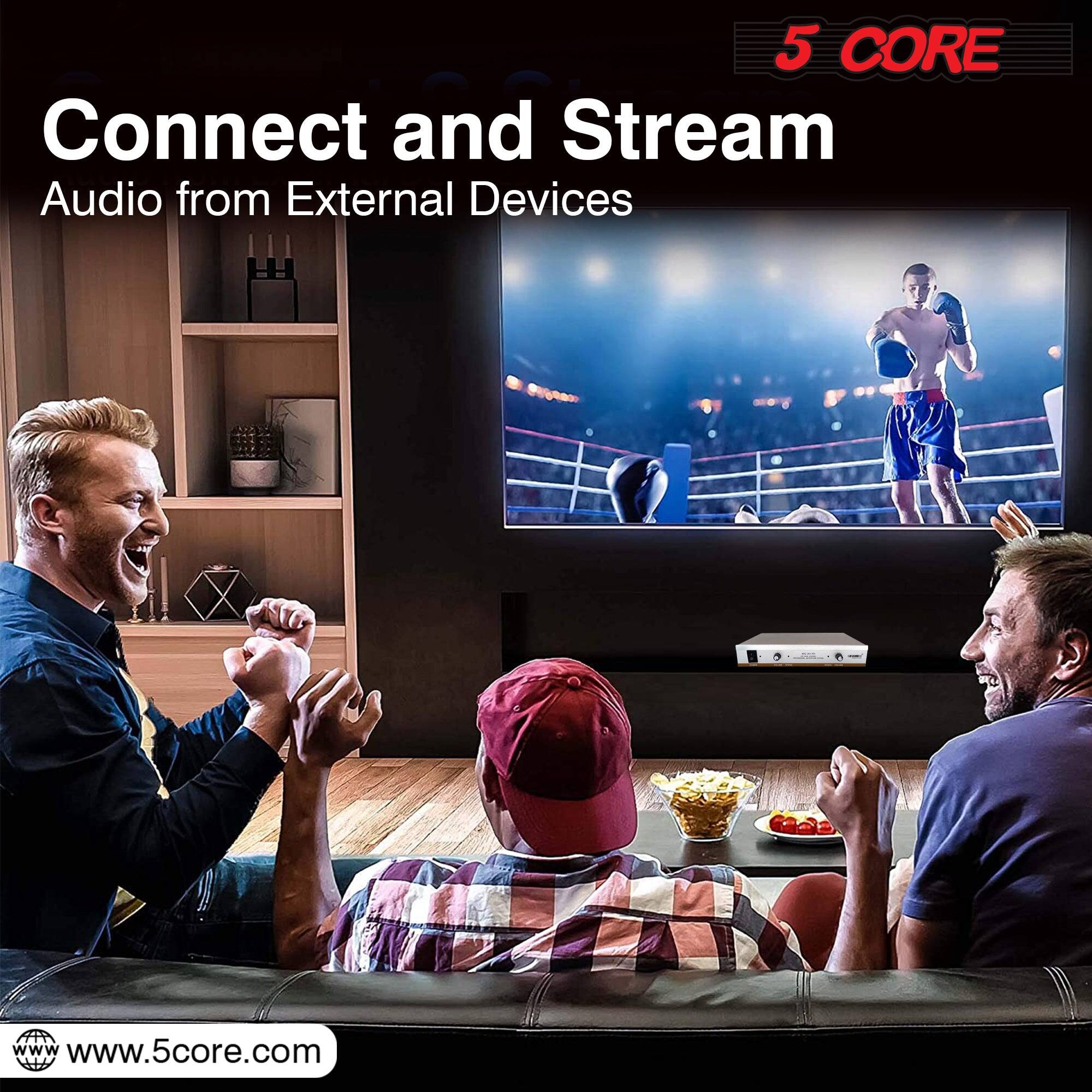 5 CORE Connect and Stream Audio from External Devices www.5core.com