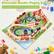 Removable Wooden Playing Surface
Can be placed on the floor for more building space