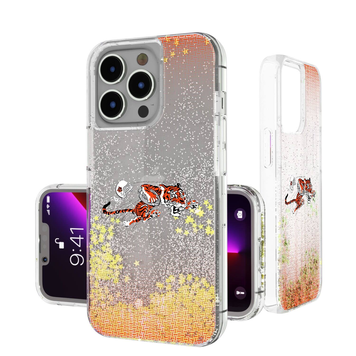 Keyscaper - NFL - Cincinnati Bengals Linen Logo iPhone Glitter Case - 15 - Multicolor price history on PriceWatchPro