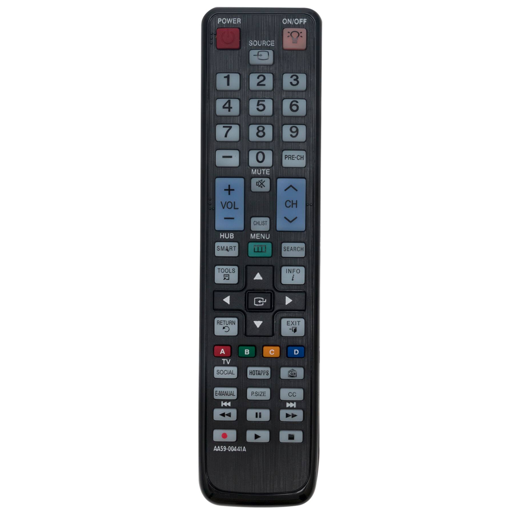 ALLIMITY - AA59-00441A Replacement Remote, fit for Samsung LCD LED HDTV TV UN40D6420UF UN46D6420UF UN60D6420UF UN55D6420UF - Black