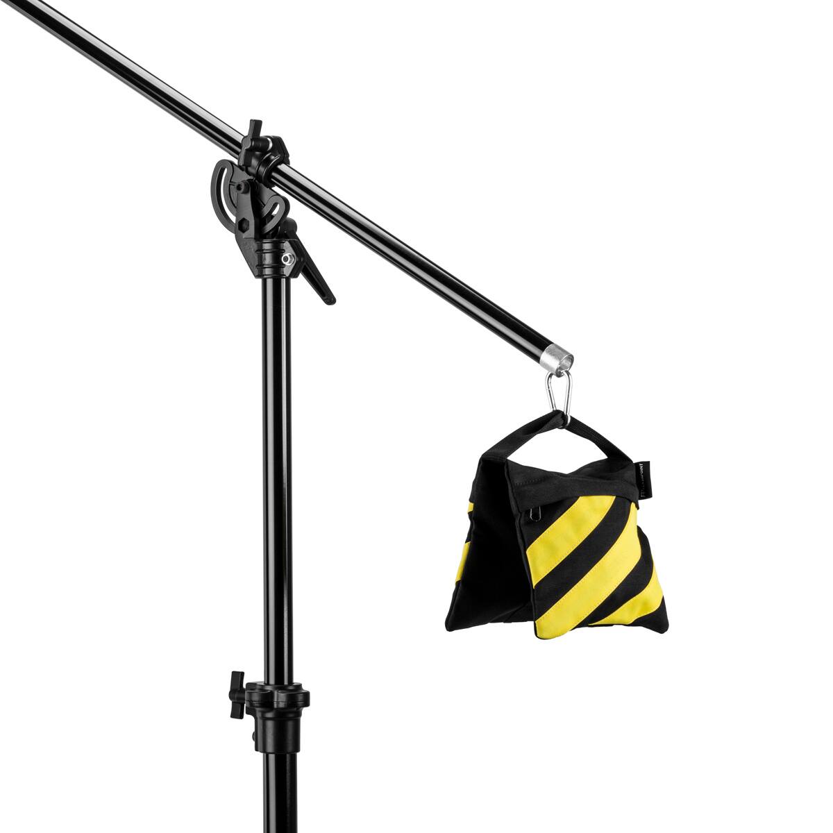 Alt View 3. Flashpoint - Flashpoint Empty Saddle Sandbag, 5lb Capacity, Yellow  Black.