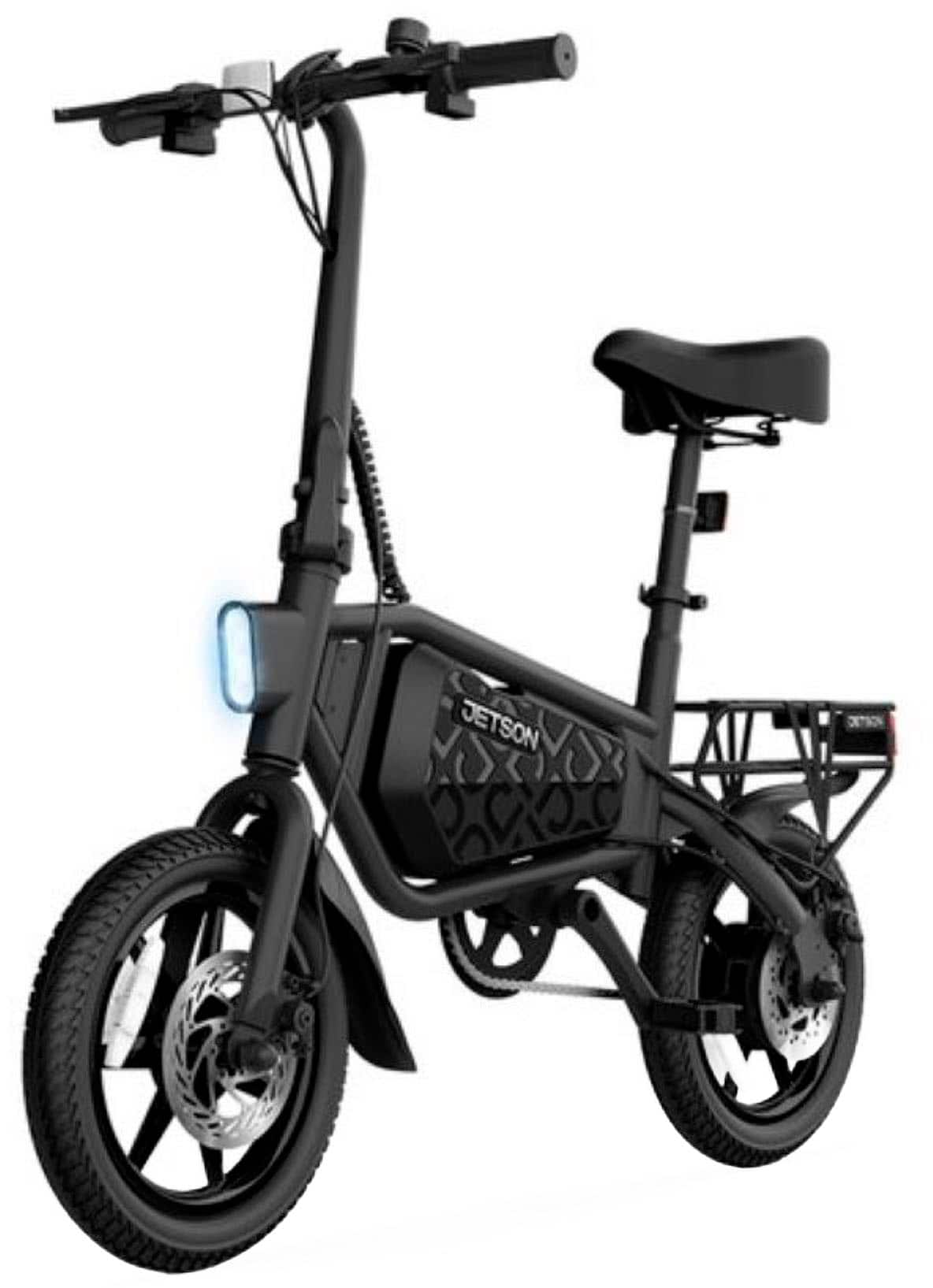 Front. Jetson - Bolt Pro Max eBike with 25 miles Max Operating Range & 15.5 mph Max Speed - Black.