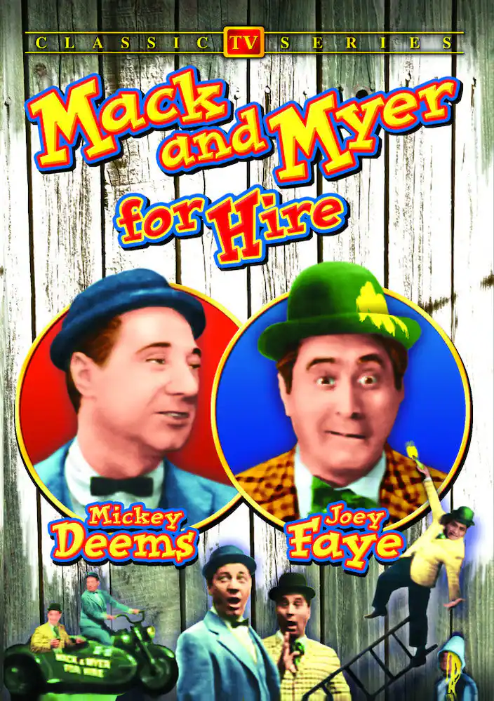 Front. Mack and Myer for Hire - DVD.