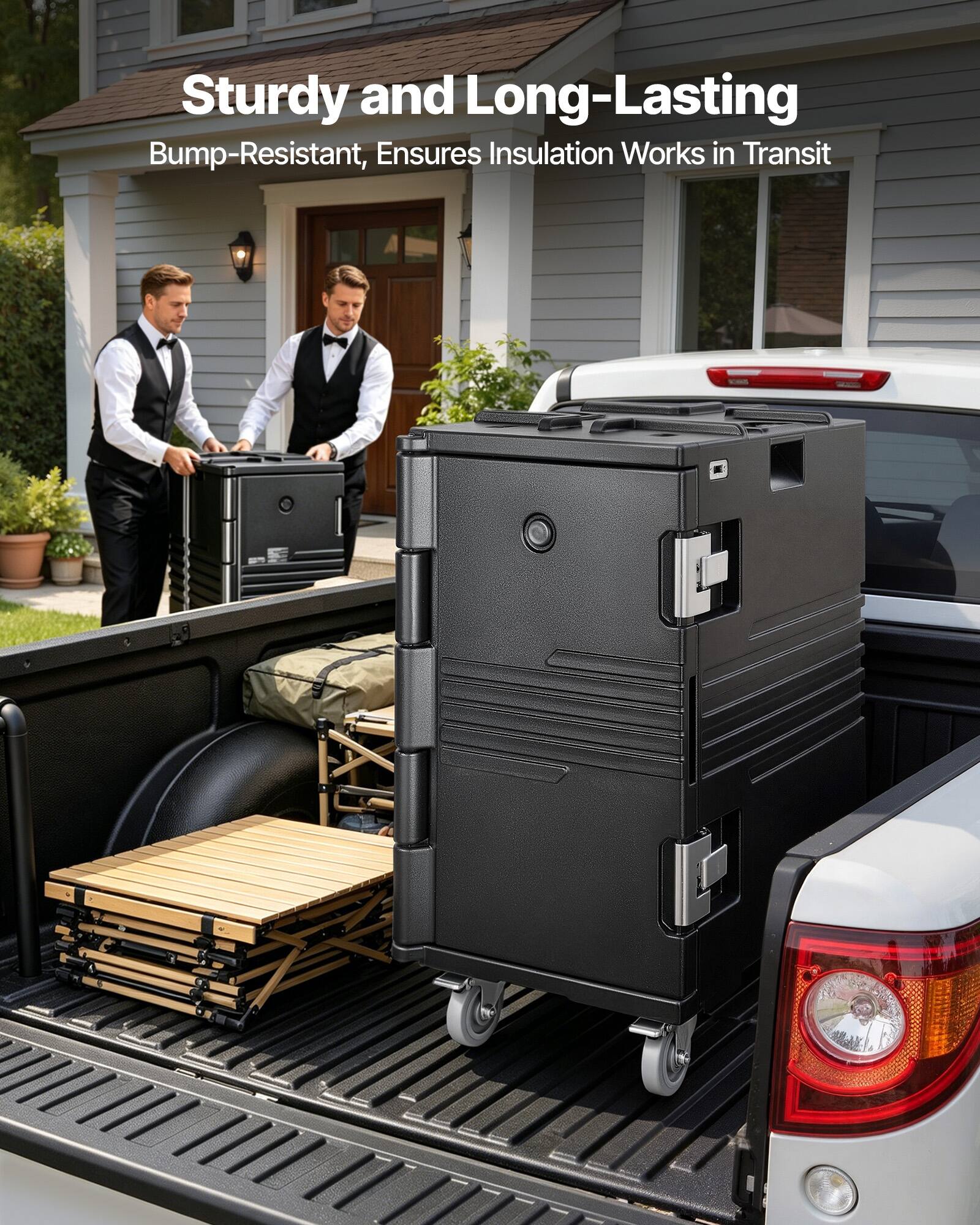 Sturdy and Long-Lasting  
Bump-Resistant, Ensures Insulation Works in Transit