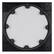 Angle. Sonance - XPC-6SQ-NT - Visual Experience Extreme 6" Medium Trimless Square Adapter with Grille (2-Pack) - Paintable White.